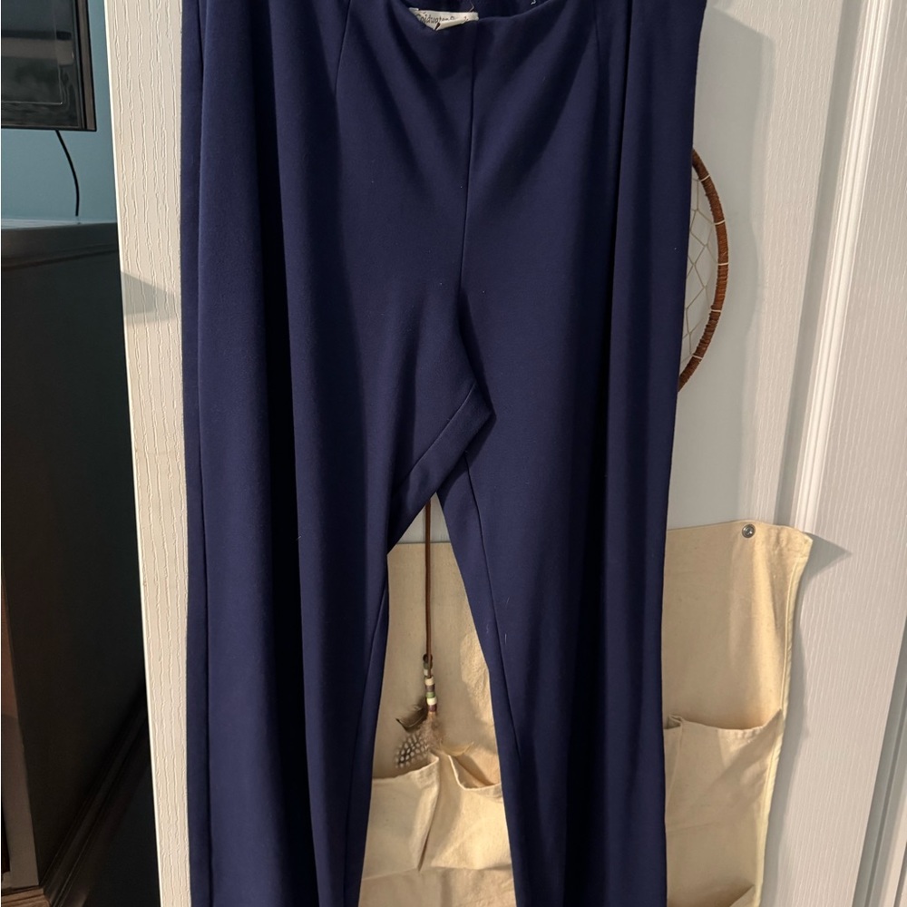 Coldwater Creek Navy Straight Leg Pants